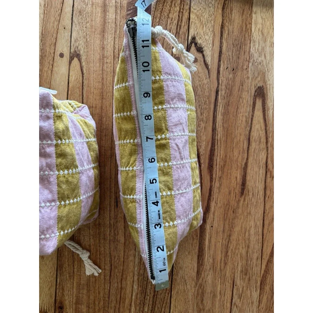 Upcycled Make Up Bag Set